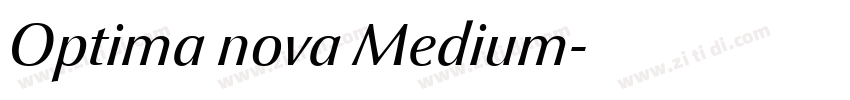 Optima nova Medium字体转换 Optima nova Medium字体转换